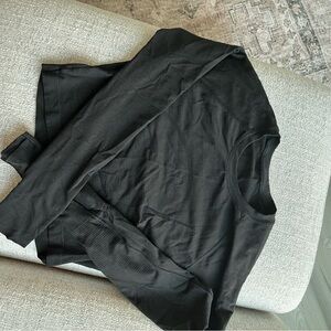 Lululemon Swiftly Crop Long Sleeve Top
